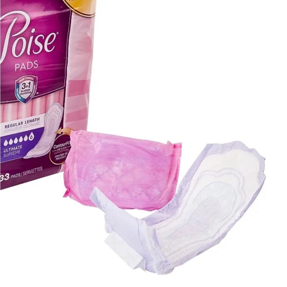 Incontinence pads women ladies or period sz long medium thickness sanitary new